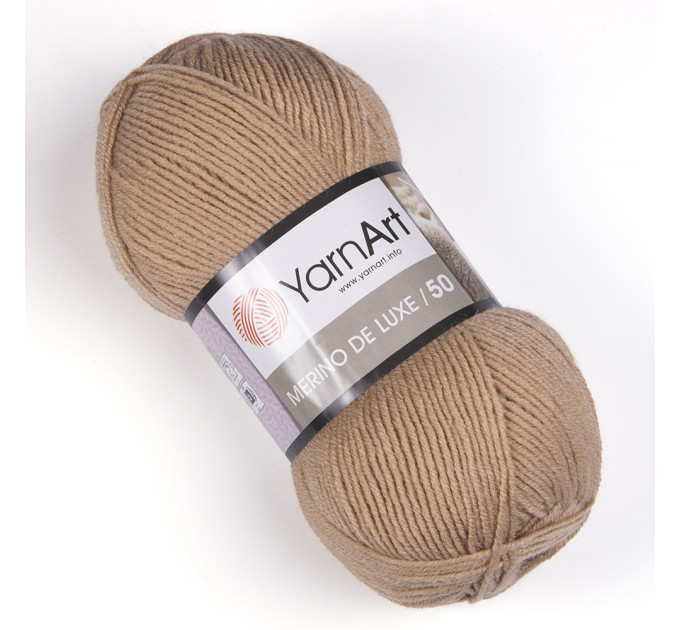 Пряжа YarnArt Merino De Luxe | ЯрнАрт Меріно Де Люкс 511 беж