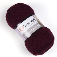 Пряжа YarnArt Merino De Luxe | ЯрнАрт Меріно Де Люкс 577 вишня