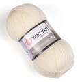 Пряжа YarnArt Merino De Luxe | ЯрнАрт Меріно Де Люкс 7003 молоко