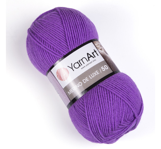 Пряжа YarnArt Merino De Luxe | ЯрнАрт Меріно Де Люкс 9561 бузок