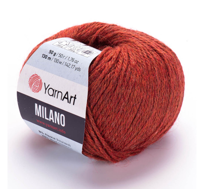 Пряжа YarnArt Milano | ЯрнАрт Мілано 857 теракот