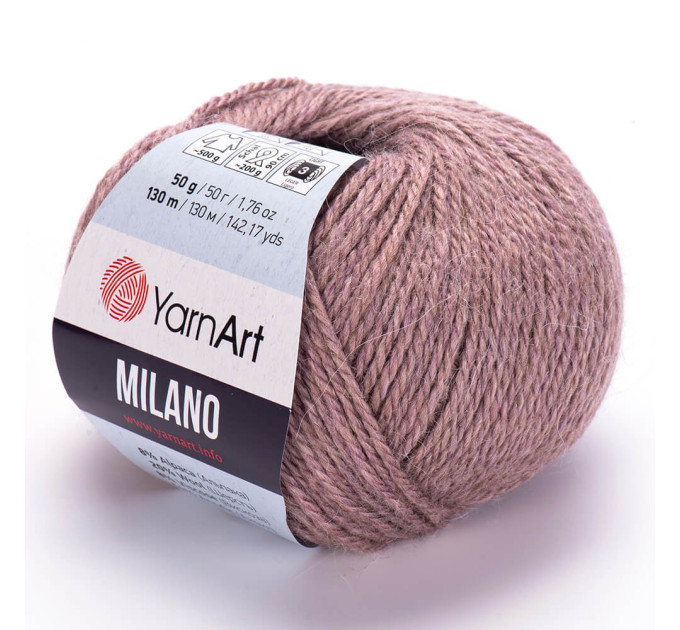 Пряжа YarnArt Milano | ЯрнАрт Мілано 858 суха троянда