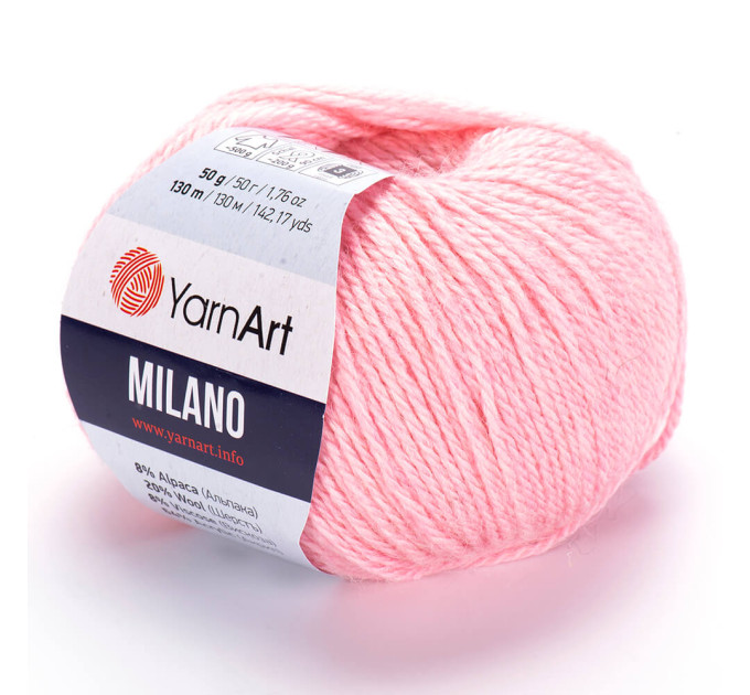 Пряжа YarnArt Milano | ЯрнАрт Мілано 859 рожевий