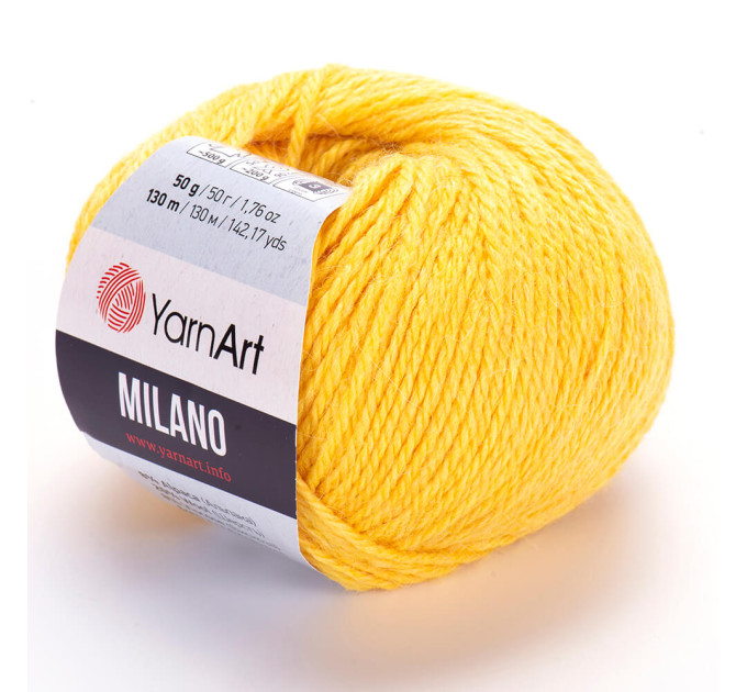 Пряжа YarnArt Milano | ЯрнАрт Мілано 863 жовтий