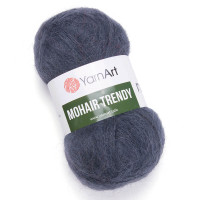 Пряжа YarnArt Mohair Trendy | ЯрнАрт Мохер Тренді 118 графіт