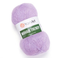 Пряжа YarnArt Mohair Trendy | ЯрнАрт Мохер Тренді 138 бузковий
