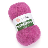 Пряжа YarnArt Mohair Trendy | ЯрнАрт Мохер Тренді 144 брусниця