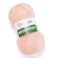 Пряжа YarnArt Mohair Trendy | ЯрнАрт Мохер Тренді 145 ніжний рожевий