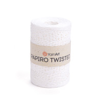 Пряжа YarnArt Papiro Twisted | ЯрнАрт Папіро Твістед 1311 білий Пряжа YarnArt Papiro Twisted | ЯрнАрт Папіро Твістед 1311 білий