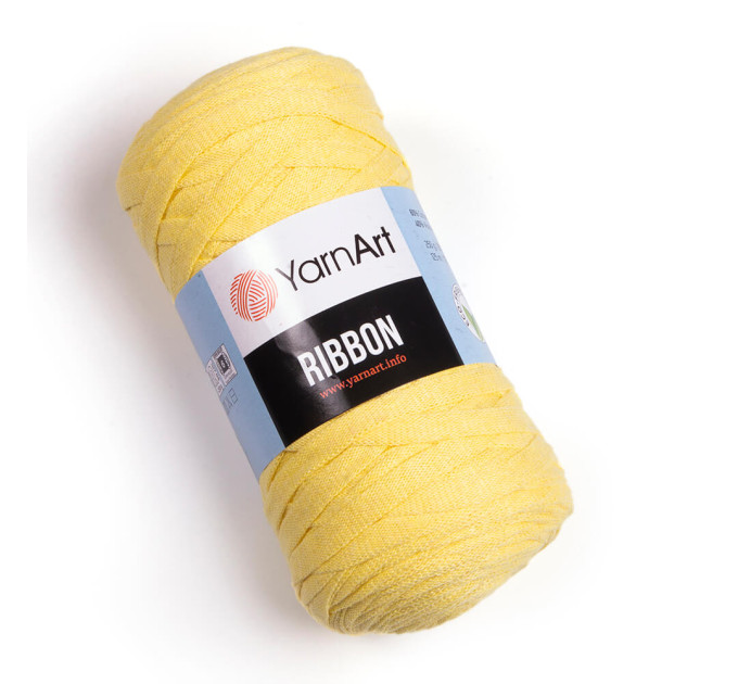 Пряжа YarnArt Ribbon / ЯрнАрт Ріббон 754 світлий жовтий