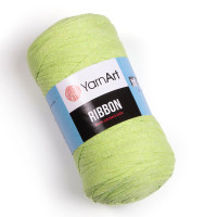 Пряжа YarnArt Ribbon / ЯрнАрт Ріббон 755 неон жовтий