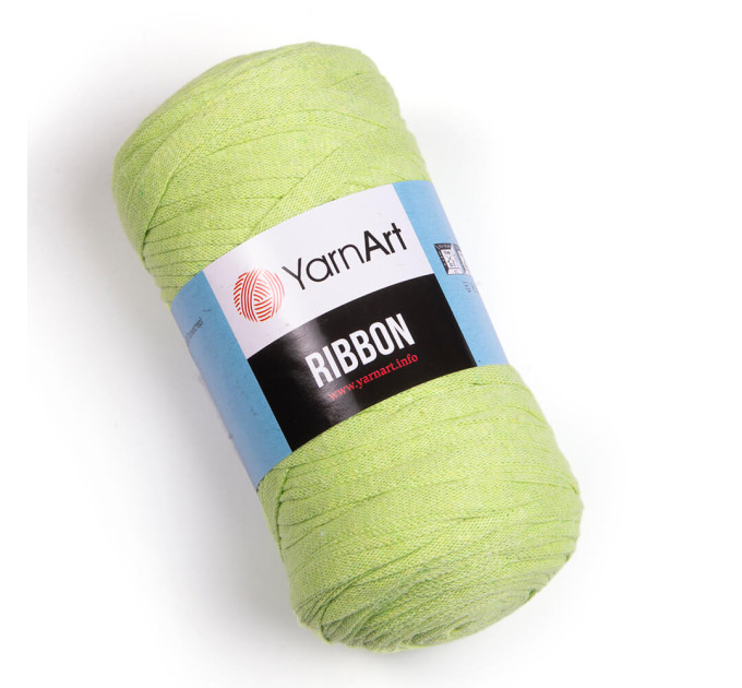 Пряжа YarnArt Ribbon / ЯрнАрт Ріббон 755 неон жовтий