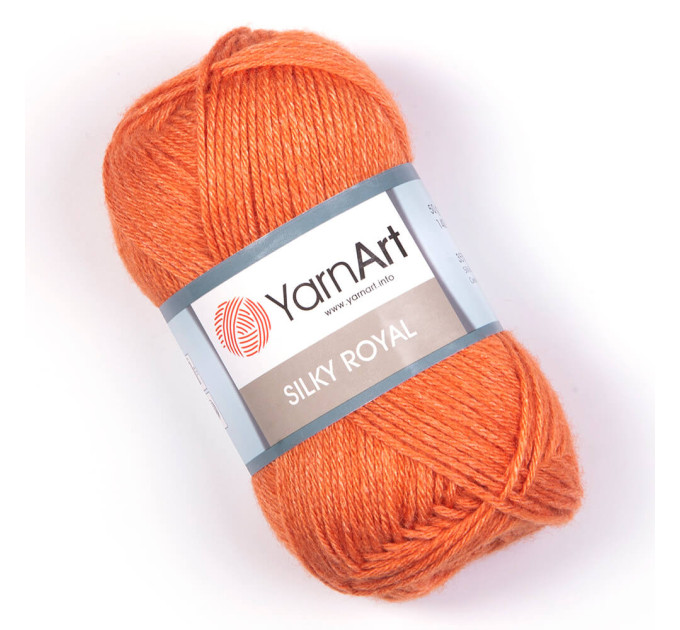 Пряжа YarnArt Silky Royal | ЯрнАрт Сілкі Роял 438 цегляний