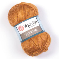 Пряжа YarnArt Silky Royal | ЯрнАрт Сілкі Роял 445 охра