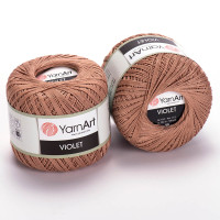 Пряжа YarnArt Violet | ЯрнАрт Віолет 0015 какао