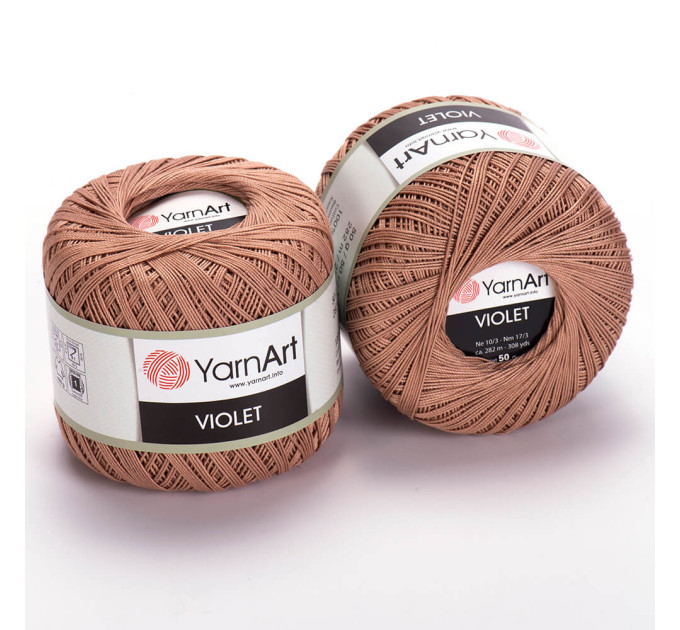 Пряжа YarnArt Violet | ЯрнАрт Віолет 0015 какао