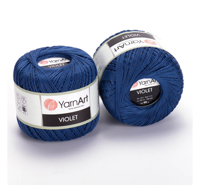 Пряжа YarnArt Violet | ЯрнАрт Віолет 0154 синій