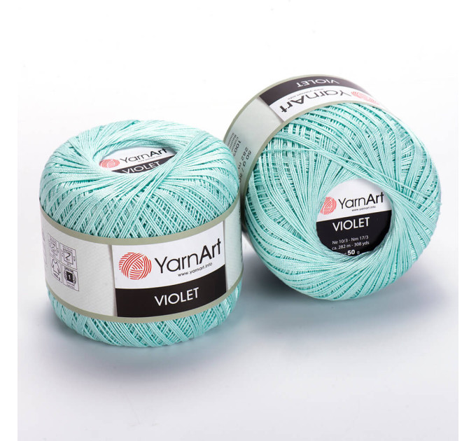 Пряжа YarnArt Violet | ЯрнАрт Віолет 4939 м'ята