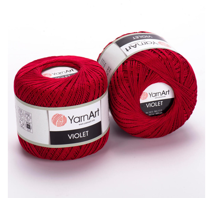 Пряжа YarnArt Violet | ЯрнАрт Віолет 5020 темно-червоний
