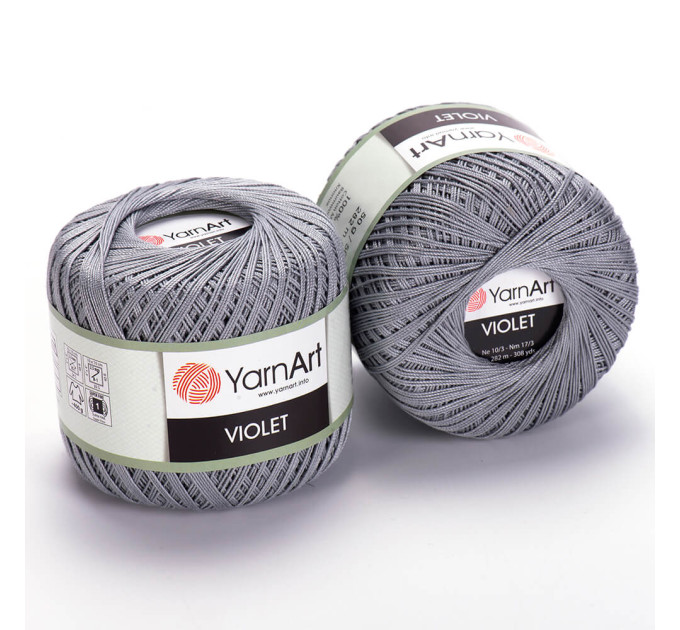 Пряжа YarnArt Violet | ЯрнАрт Віолет 5326 сталь