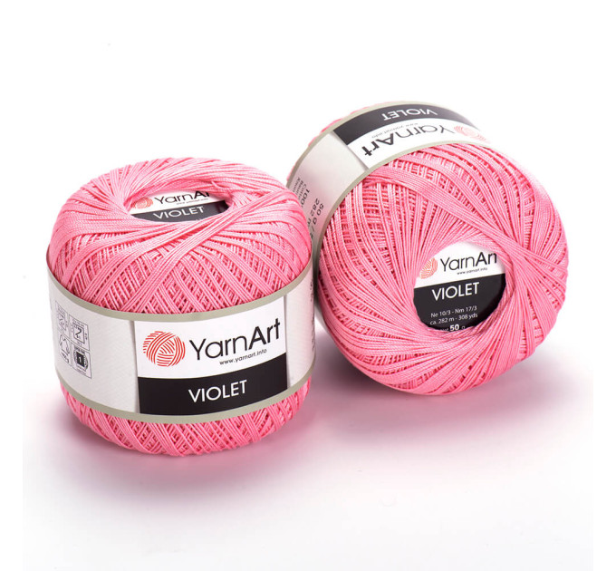 Пряжа YarnArt Violet | ЯрнАрт Віолет 6313 ніжно-рожевий