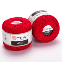 Пряжа YarnArt Violet | ЯрнАрт Віолет 6328 червоний