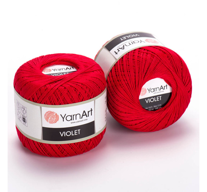 Пряжа YarnArt Violet | ЯрнАрт Віолет 6328 червоний
