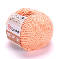 Пряжа YarnArt Baby Cotton | ЯрнАрт Бебі Коттон 412 персик