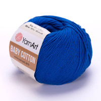 Пряжа YarnArt Baby Cotton | ЯрнАрт Бебі Коттон 456 електрик