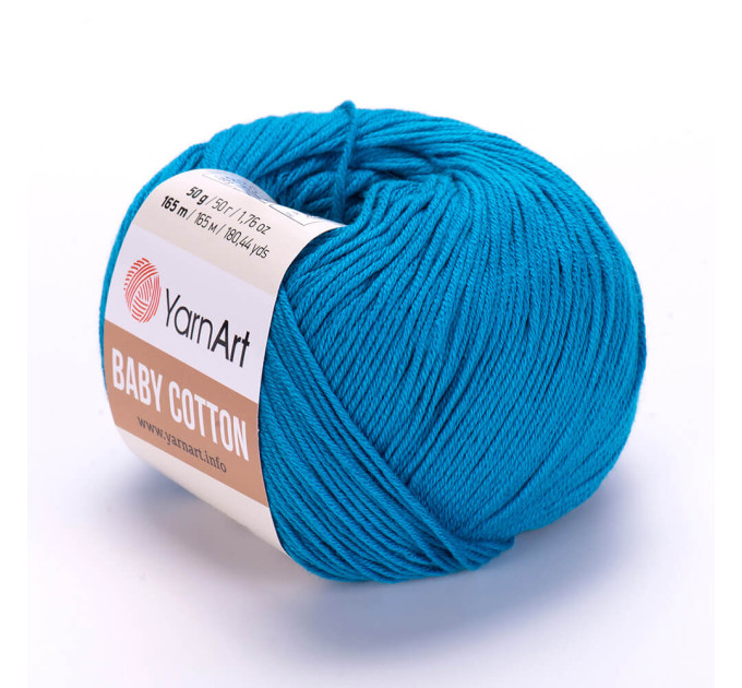 Пряжа YarnArt Baby Cotton | ЯрнАрт Бебі Коттон 458 ультрамарин