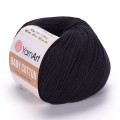 Пряжа YarnArt Baby Cotton | ЯрнАрт Бебі Коттон 460 чорний