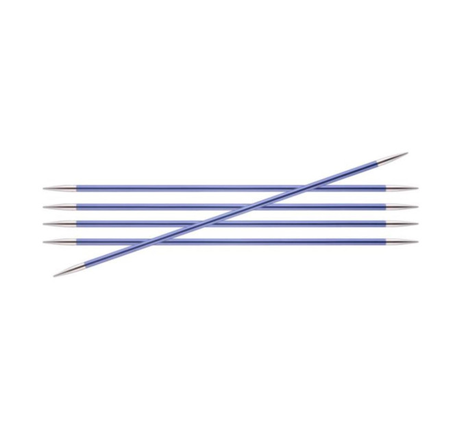 47010 Спиці шкарпеткові Zing KnitPro, 15 см, 4.50 мм