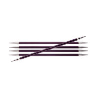 47043 Спиці шкарпеткові Zing KnitPro, 20 см, 6.00 мм